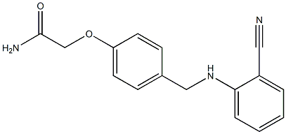 2-(4-{[(2-cyanophenyl)amino]methyl}phenoxy)acetamide