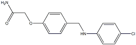 2-(4-{[(4-chlorophenyl)amino]methyl}phenoxy)acetamide