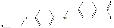  2-(4-{[(4-nitrophenyl)methyl]amino}phenoxy)acetonitrile