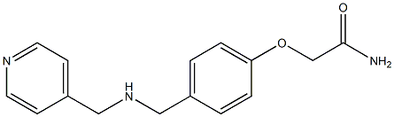 2-(4-{[(pyridin-4-ylmethyl)amino]methyl}phenoxy)acetamide