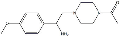 2-(4-acetylpiperazin-1-yl)-1-(4-methoxyphenyl)ethanamine