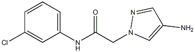 2-(4-amino-1H-pyrazol-1-yl)-N-(3-chlorophenyl)acetamide