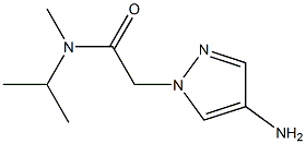 2-(4-amino-1H-pyrazol-1-yl)-N-methyl-N-(propan-2-yl)acetamide|