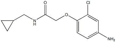 2-(4-amino-2-chlorophenoxy)-N-(cyclopropylmethyl)acetamide Structure