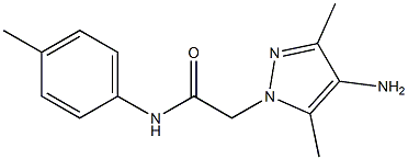 2-(4-amino-3,5-dimethyl-1H-pyrazol-1-yl)-N-(4-methylphenyl)acetamide
