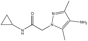 2-(4-amino-3,5-dimethyl-1H-pyrazol-1-yl)-N-cyclopropylacetamide