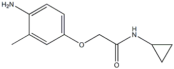 2-(4-amino-3-methylphenoxy)-N-cyclopropylacetamide