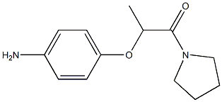 2-(4-aminophenoxy)-1-(pyrrolidin-1-yl)propan-1-one|