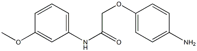 2-(4-aminophenoxy)-N-(3-methoxyphenyl)acetamide