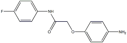 2-(4-aminophenoxy)-N-(4-fluorophenyl)acetamide Struktur