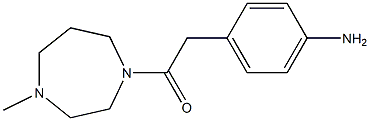 2-(4-aminophenyl)-1-(4-methyl-1,4-diazepan-1-yl)ethan-1-one