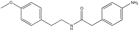 2-(4-aminophenyl)-N-[2-(4-methoxyphenyl)ethyl]acetamide|