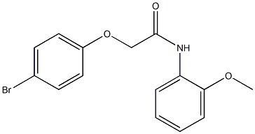 2-(4-bromophenoxy)-N-(2-methoxyphenyl)acetamide Structure