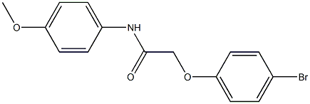2-(4-bromophenoxy)-N-(4-methoxyphenyl)acetamide Structure
