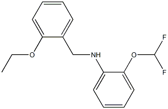 2-(difluoromethoxy)-N-[(2-ethoxyphenyl)methyl]aniline Structure