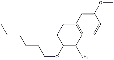  2-(hexyloxy)-6-methoxy-1,2,3,4-tetrahydronaphthalen-1-amine