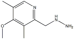 2-(hydrazinylmethyl)-4-methoxy-3,5-dimethylpyridine Structure