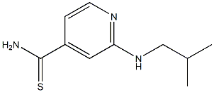 2-(isobutylamino)pyridine-4-carbothioamide 结构式