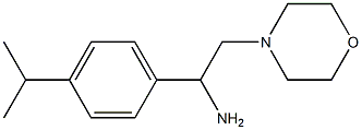 2-(morpholin-4-yl)-1-[4-(propan-2-yl)phenyl]ethan-1-amine Structure