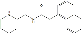  2-(naphthalen-1-yl)-N-(piperidin-2-ylmethyl)acetamide