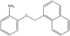 2-(naphthalen-1-ylmethoxy)aniline Structure