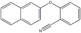 2-(naphthalen-2-yloxy)benzonitrile,,结构式