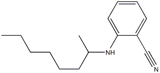 2-(octan-2-ylamino)benzonitrile Structure