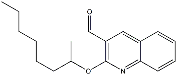 2-(octan-2-yloxy)quinoline-3-carbaldehyde Structure