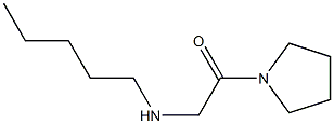 2-(pentylamino)-1-(pyrrolidin-1-yl)ethan-1-one Structure