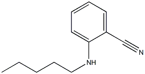 2-(pentylamino)benzonitrile Structure