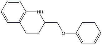 2-(phenoxymethyl)-1,2,3,4-tetrahydroquinoline Struktur