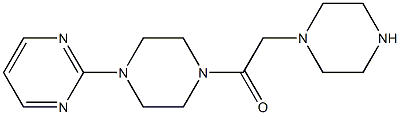 2-(piperazin-1-yl)-1-[4-(pyrimidin-2-yl)piperazin-1-yl]ethan-1-one|