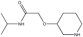 2-(piperidin-3-yloxy)-N-(propan-2-yl)acetamide Structure