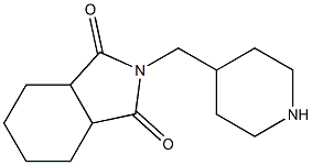2-(piperidin-4-ylmethyl)hexahydro-1H-isoindole-1,3(2H)-dione Struktur