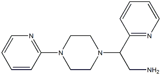 2-(pyridin-2-yl)-2-[4-(pyridin-2-yl)piperazin-1-yl]ethan-1-amine Structure