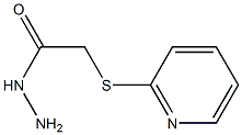 2-(pyridin-2-ylsulfanyl)acetohydrazide,,结构式