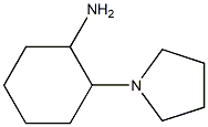 2-(pyrrolidin-1-yl)cyclohexan-1-amine 结构式