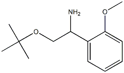 2-(tert-butoxy)-1-(2-methoxyphenyl)ethan-1-amine,,结构式