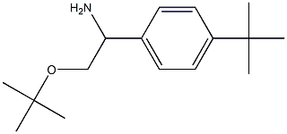 2-(tert-butoxy)-1-(4-tert-butylphenyl)ethan-1-amine 化学構造式