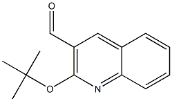 2-(tert-butoxy)quinoline-3-carbaldehyde,,结构式