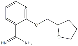2-(tetrahydrofuran-2-ylmethoxy)pyridine-3-carboximidamide,,结构式