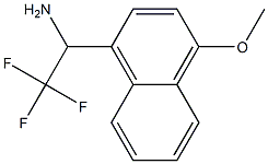 2,2,2-trifluoro-1-(4-methoxynaphthalen-1-yl)ethan-1-amine Structure