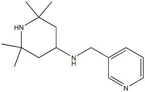 2,2,6,6-tetramethyl-N-(pyridin-3-ylmethyl)piperidin-4-amine Struktur