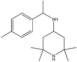 2,2,6,6-tetramethyl-N-[1-(4-methylphenyl)ethyl]piperidin-4-amine Structure