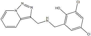 2,4-dichloro-6-[({[1,2,4]triazolo[3,4-a]pyridin-3-ylmethyl}amino)methyl]phenol