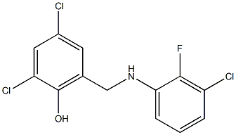 2,4-dichloro-6-{[(3-chloro-2-fluorophenyl)amino]methyl}phenol