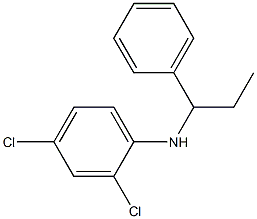 2,4-dichloro-N-(1-phenylpropyl)aniline