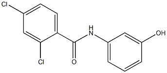 2,4-dichloro-N-(3-hydroxyphenyl)benzamide Structure