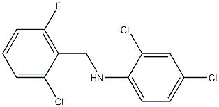 2,4-dichloro-N-[(2-chloro-6-fluorophenyl)methyl]aniline