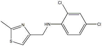 2,4-dichloro-N-[(2-methyl-1,3-thiazol-4-yl)methyl]aniline Structure